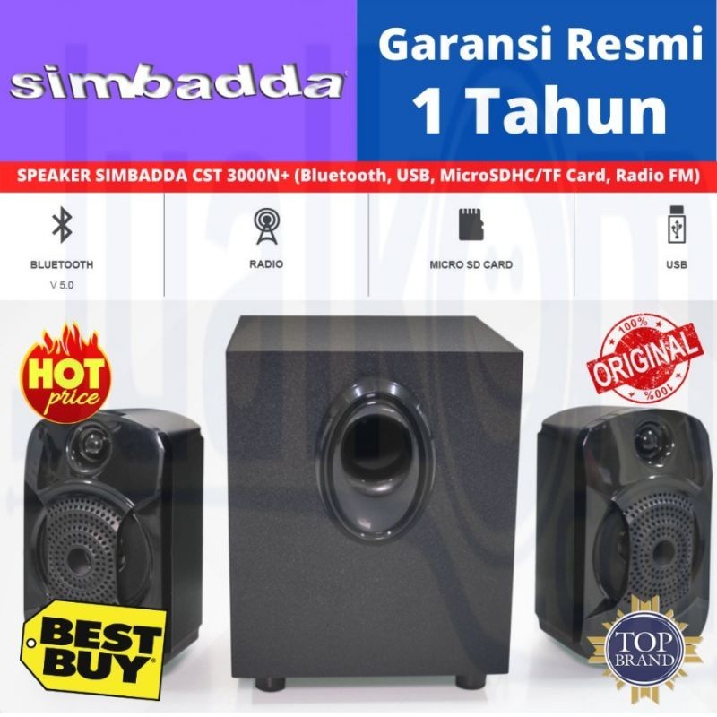 Speaker MURAH Original RUMAH KANTOR Simbadda cst3000n Komputer CST 3000N CST3000N CST 3000 sama sepe