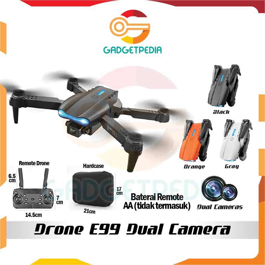Drone E99pro UltraHD Dual Kamera  Wifi E99 GARANSI ORIGINAL