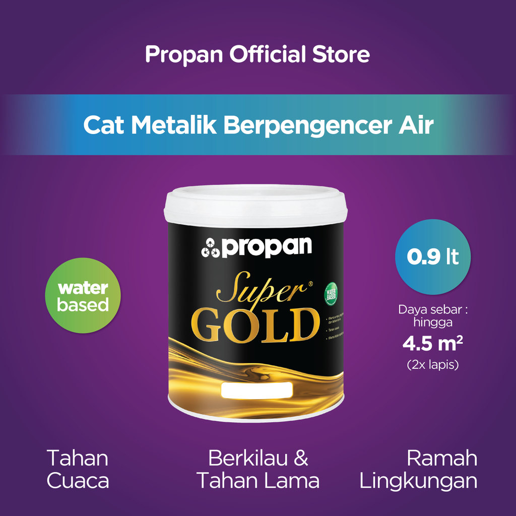 CAT EMAS WATERBASED PROPAN SUPER GOLD 0.9L