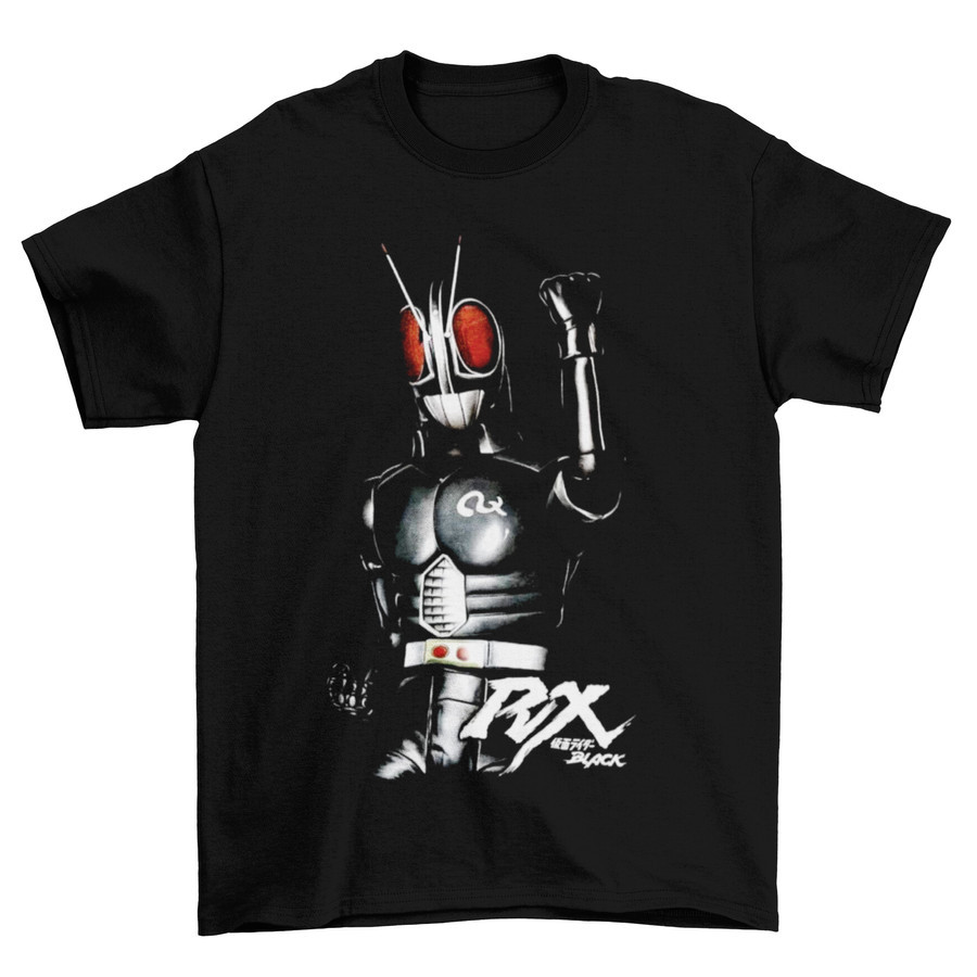 Tomoinc Kaos Ksatria Baja Hitam - Powerful RX