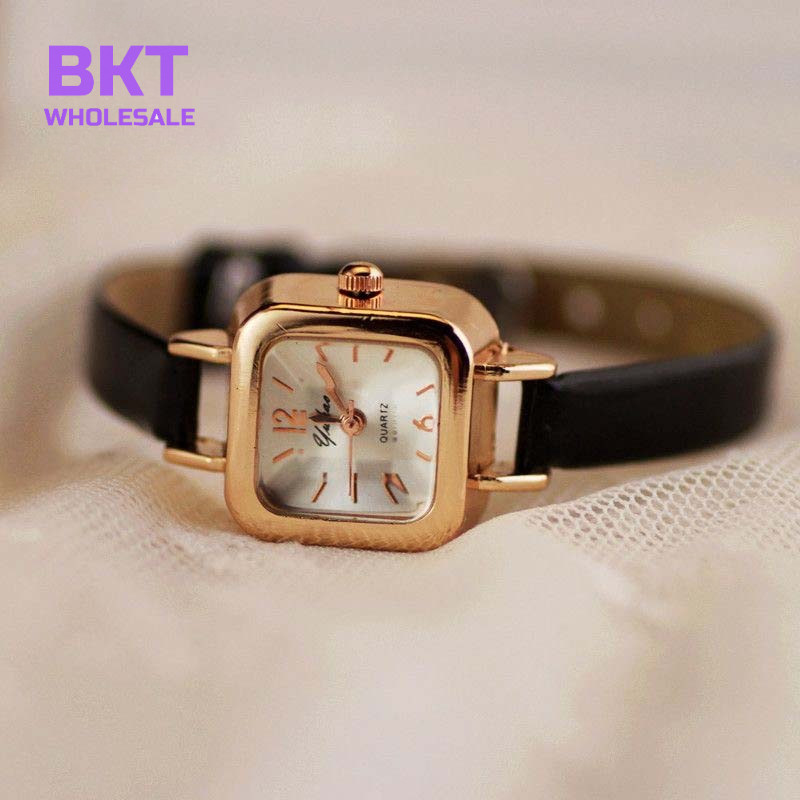 Jam Tangan Wanita Murah Fashion Casual Quartz Analog Women Leather Watch
