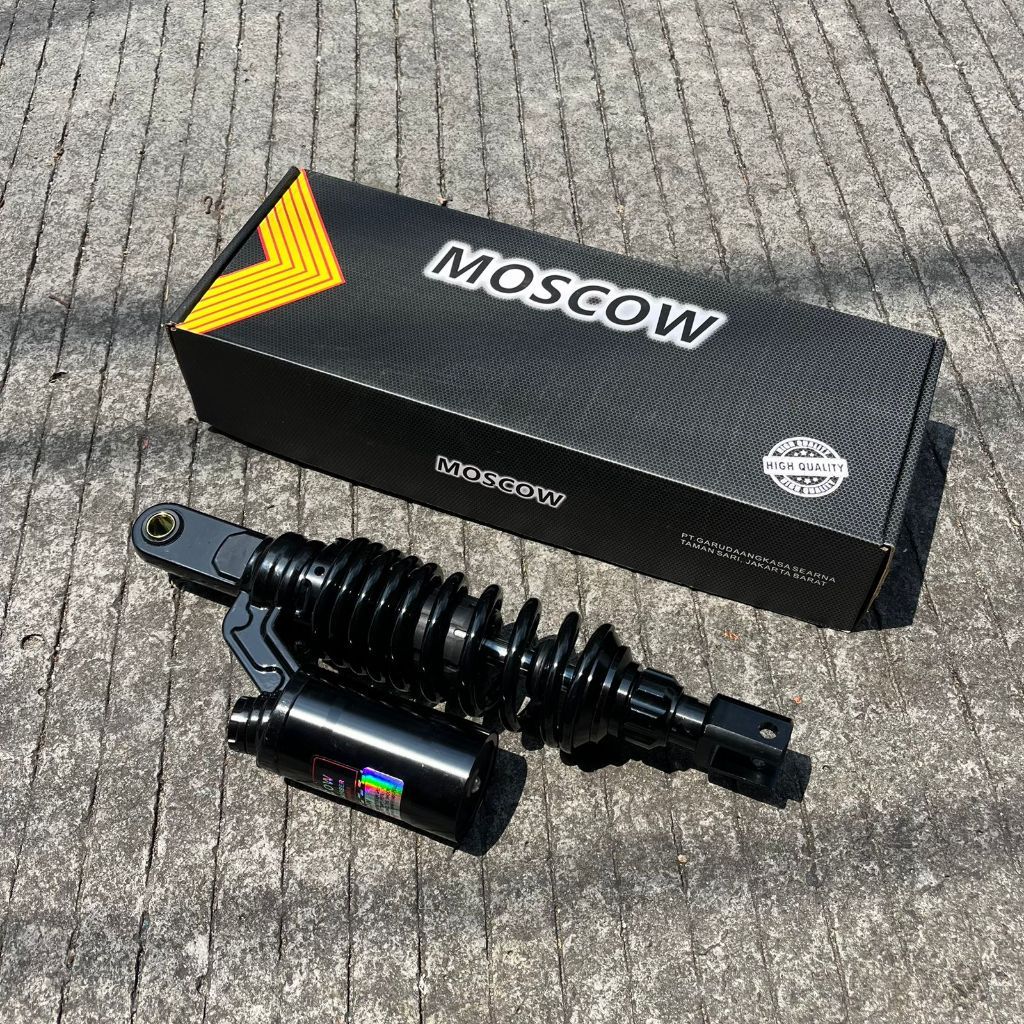 SHOCK ABSORDER TABUNG ATAS MODEL EXTREME KTC 330MM ORIGINAL SHOCK KLIK VARIASI FULL HITAM FREE DUS P