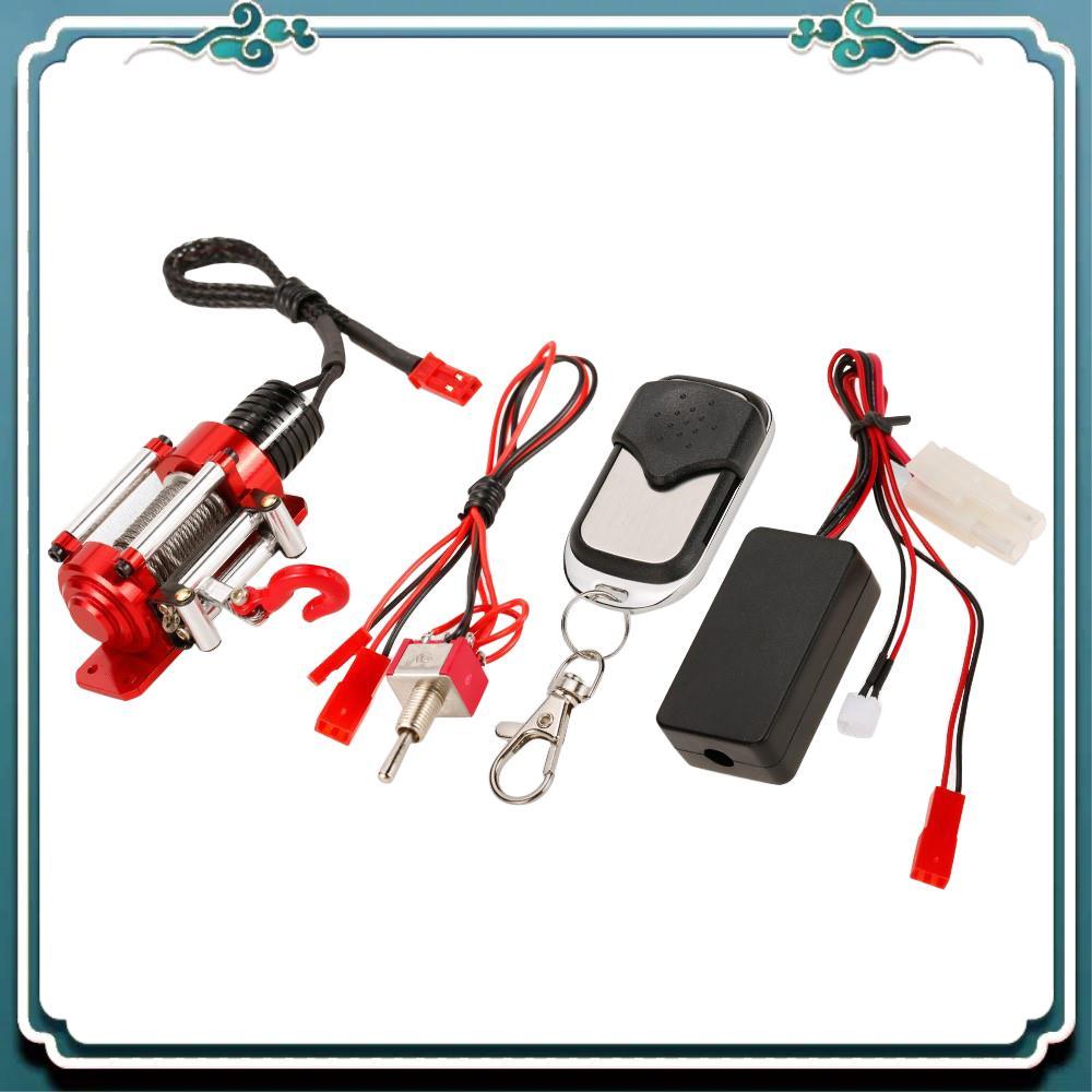 ABTUMetal Winch 110 Crawler Winch Wireless Remote Controller Receiver For 110 RC Crawler Truck Axial