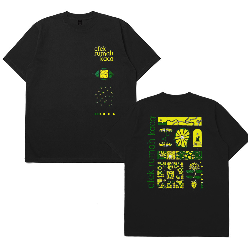 T-Shirt Band Efek Rumah Kaca- Kuning