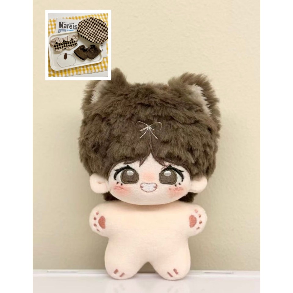 Stuffed 10cm Handsome Boy Idol Kim Taehyung Cute Cotton Doll Backpack Ornament or Kids Adults Birthd