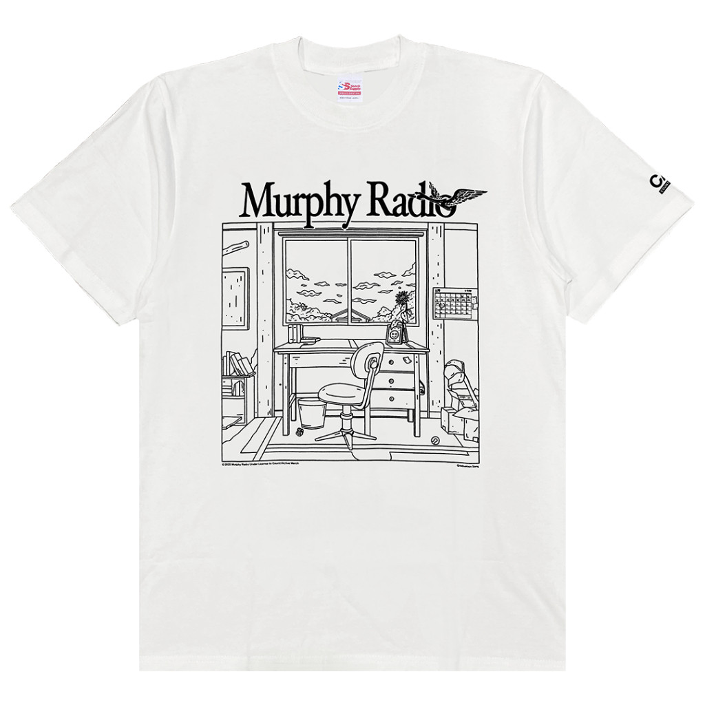 Tshirt MURPHY RADIO - GRADUATION SONG White | Murphy Radio Official Merchandise
