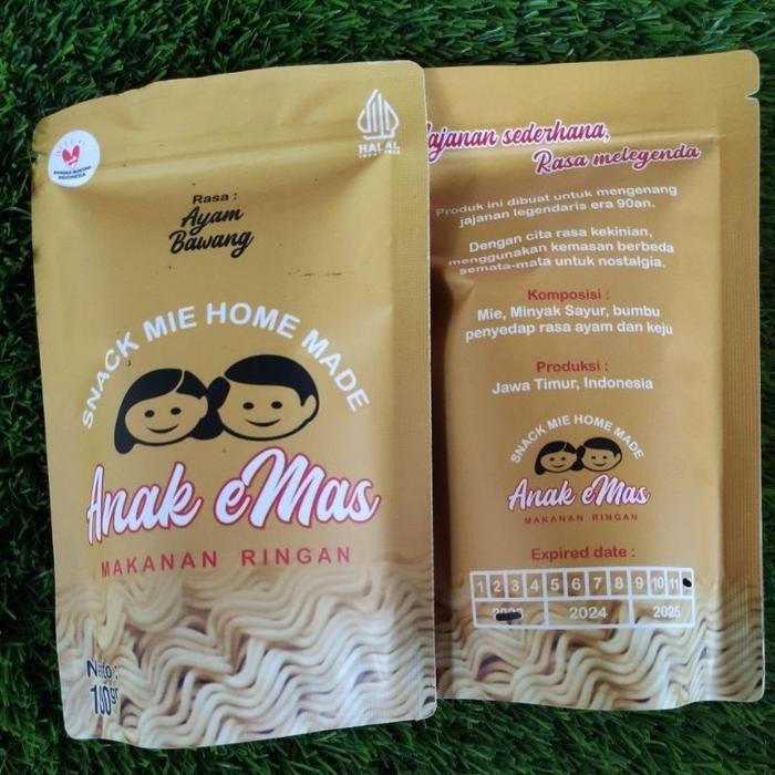Anak mas Anak eMas Krip-krip 100gr jajanan mie jadul tempo dulu - Anak mas ayam