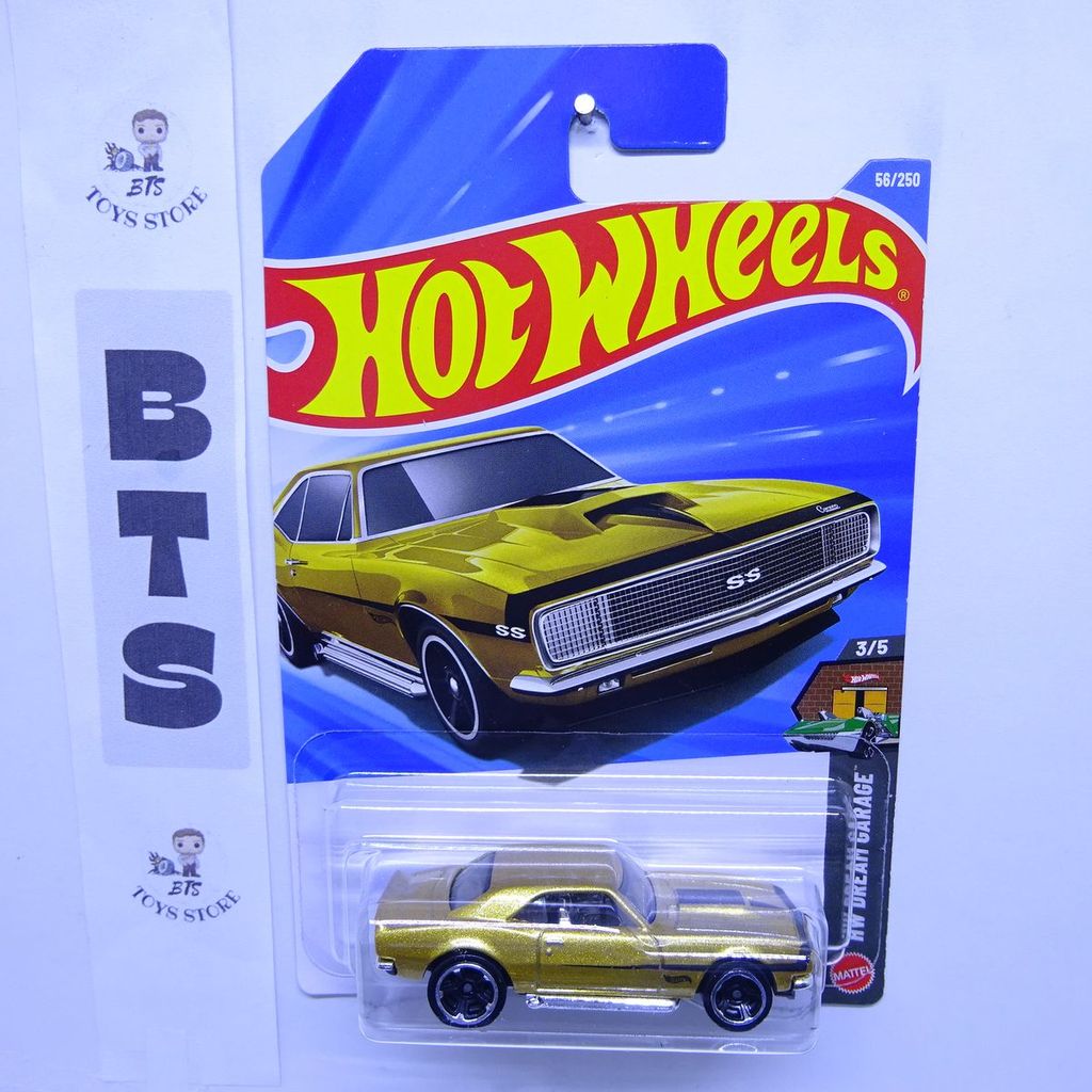 Hot Wheels 67 Camaro Gold