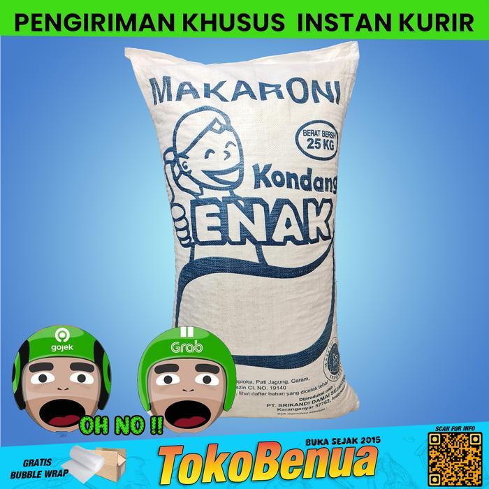 Basic.store3 Makaroni mentah bantet kondang enak 25 kg khusus Gojek Instan