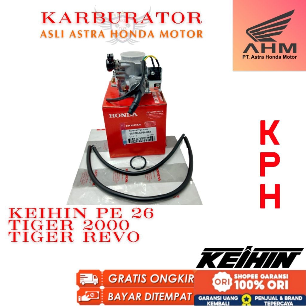 KPH ORIGINAL KARBURATOR HONDA TIGER 2000, KARBURATOR HONDA TIGER REVO