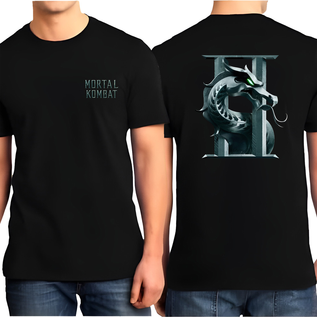 Kaos Mortal Kombat 2 - Scorpion - Subzero - Kitana - Johnny Cage - TC Cotton Combed 30S