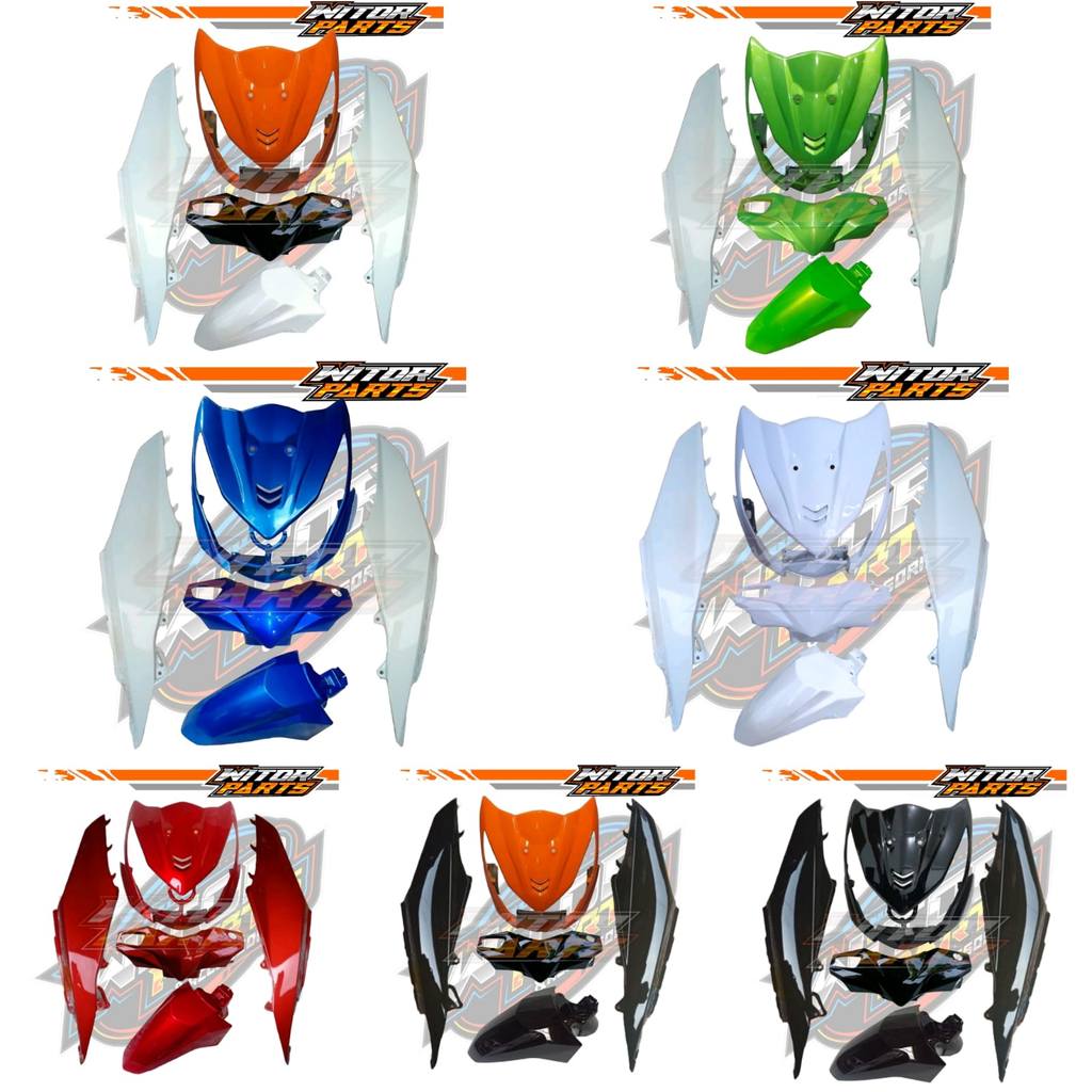 WITOR - Body Halus Beat Fi Tahun 2013 2014 Hitam Putih Merah Biru Hijau Oren Starter Kasar / Cover B