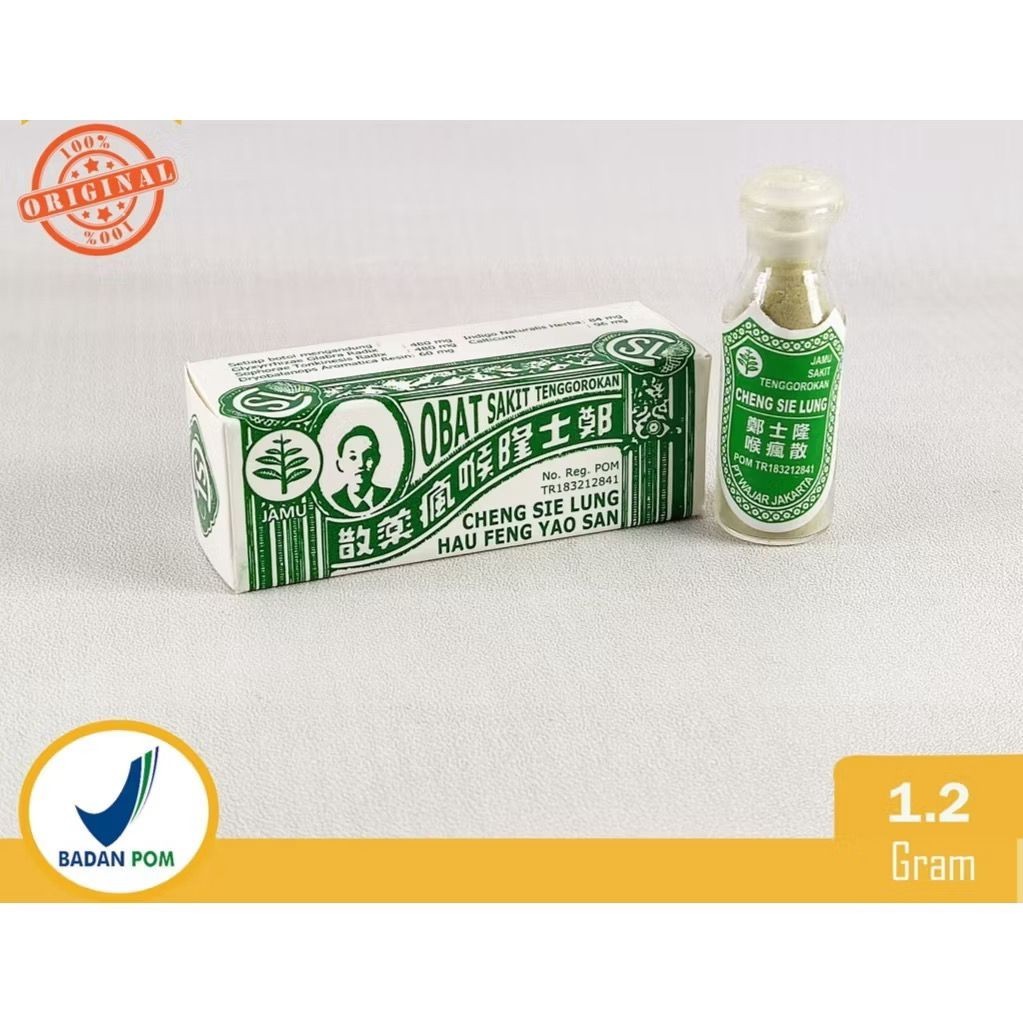 Original OBAT SARIAWAN HU FONG SAN/HAU FUNG SAN /Cheng Sie Lung Hau Fung San SAKIT TENGGOROKAN - Oba