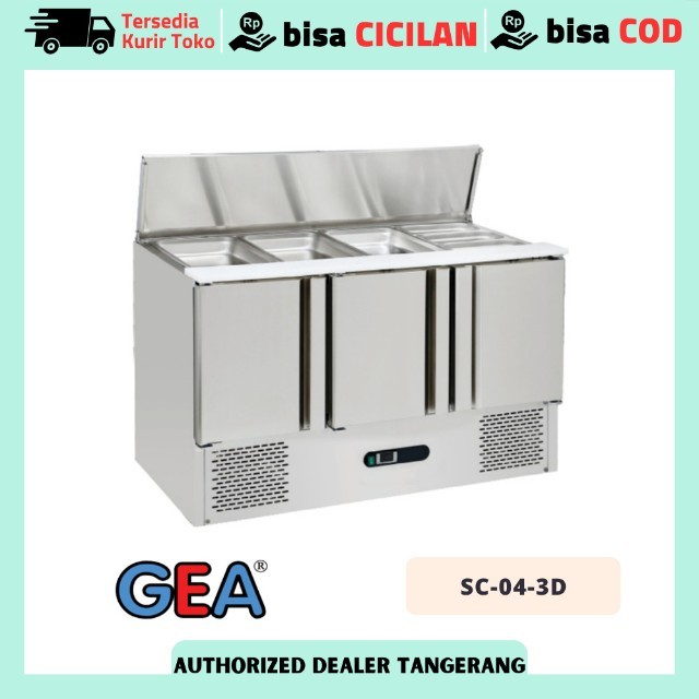 GEA SC 04 3D SC-04-3D UNDER COUNTER CHILLER FOR SALADS PIZZA ORIGINAL