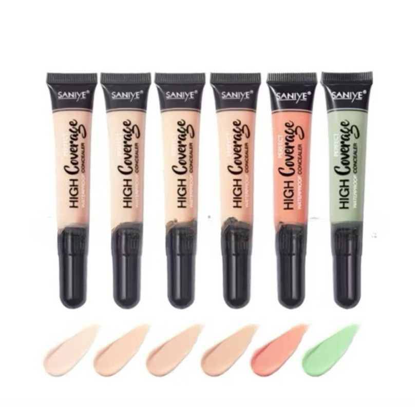 SANIYE Concealer Orange Hijau Waterproof Kosmetik Wajah Full Coverage Original Corrector BPOM Saniye