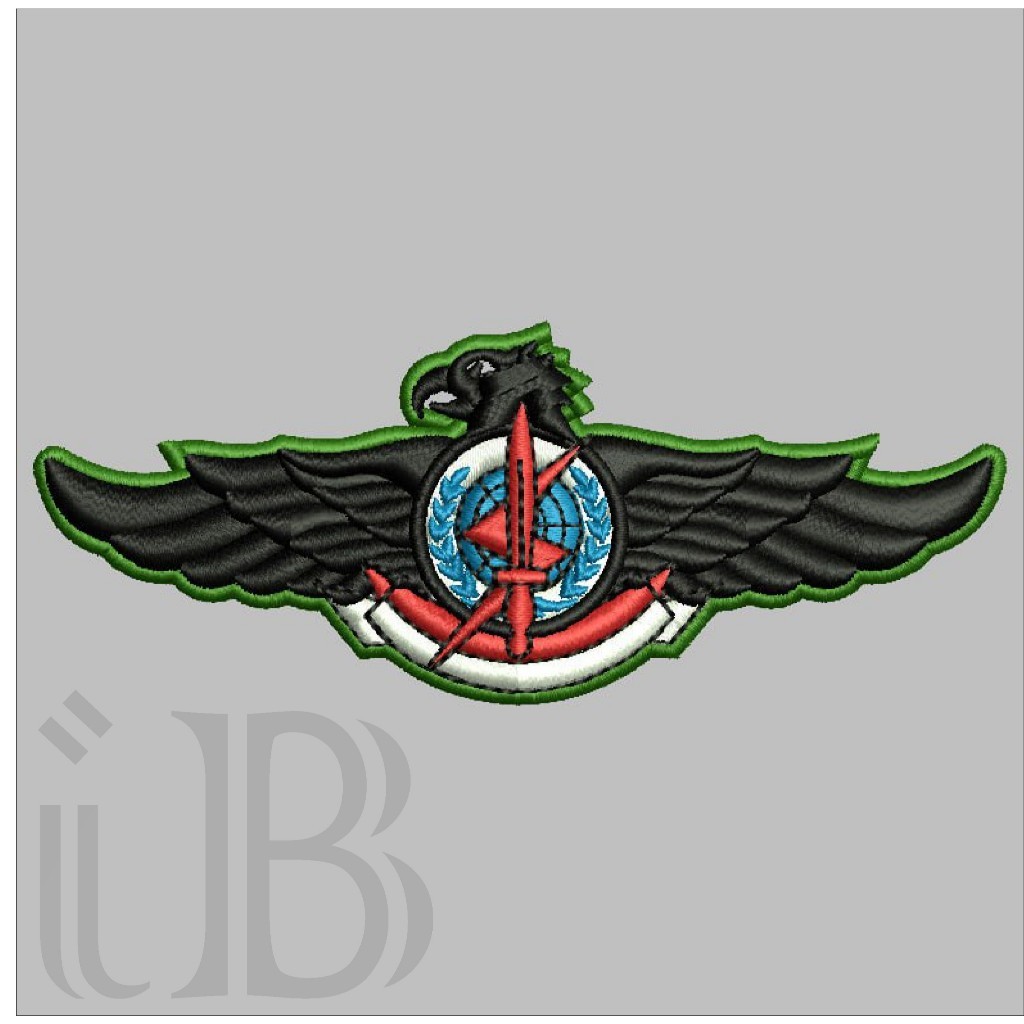 172 BREVET WING RDB MONUSCO PDL TNI AD PERKERAS MIKA BORDIR EMBROIDERY RBC
