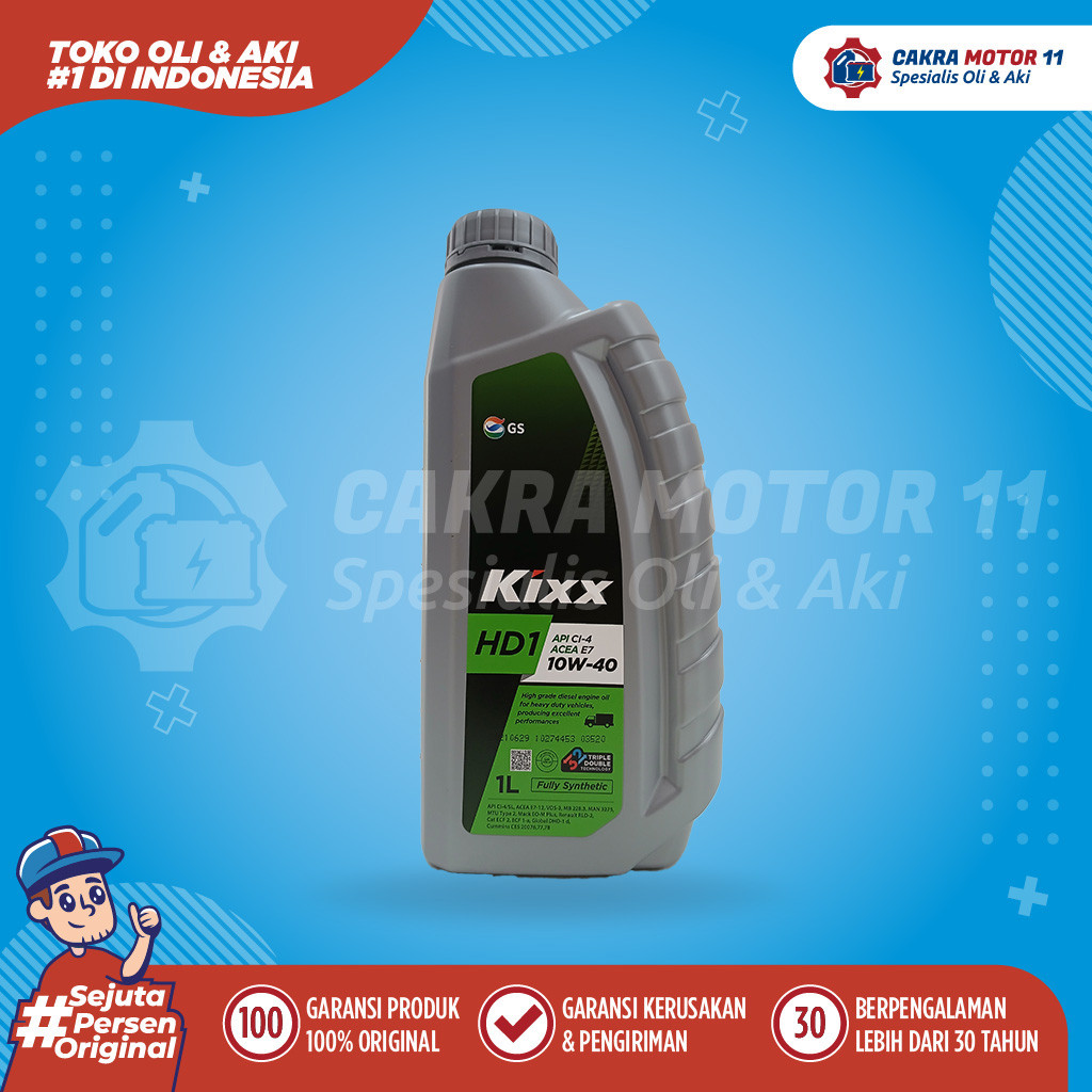Kixx Hd1 Diesel 10w40 1lt