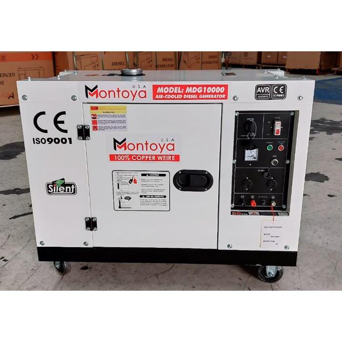 Genset silent 9 - 10 kva 7500 watt solar Montoya MDG 10000