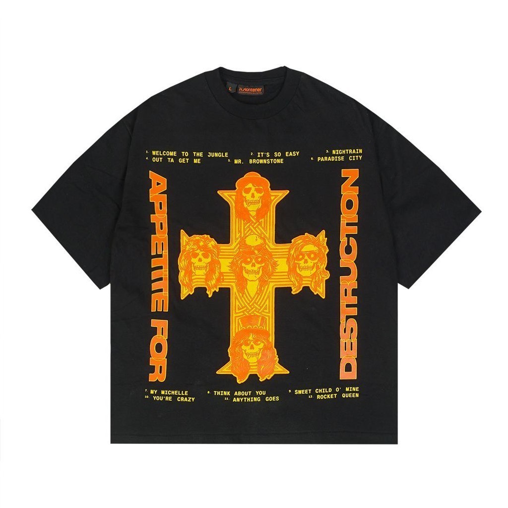 KKONTENER GNR APPETITE FOR DESTRUCTION RELAXED FIT TSHIRT BLACK