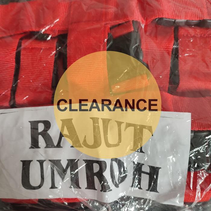 Tali Pita Rajut Penanda Koper Umroh Travel - Merah