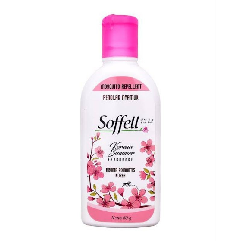 Soffel botol 60gr - Soffel Lotion anti nyamuk Korean Summer - ABH