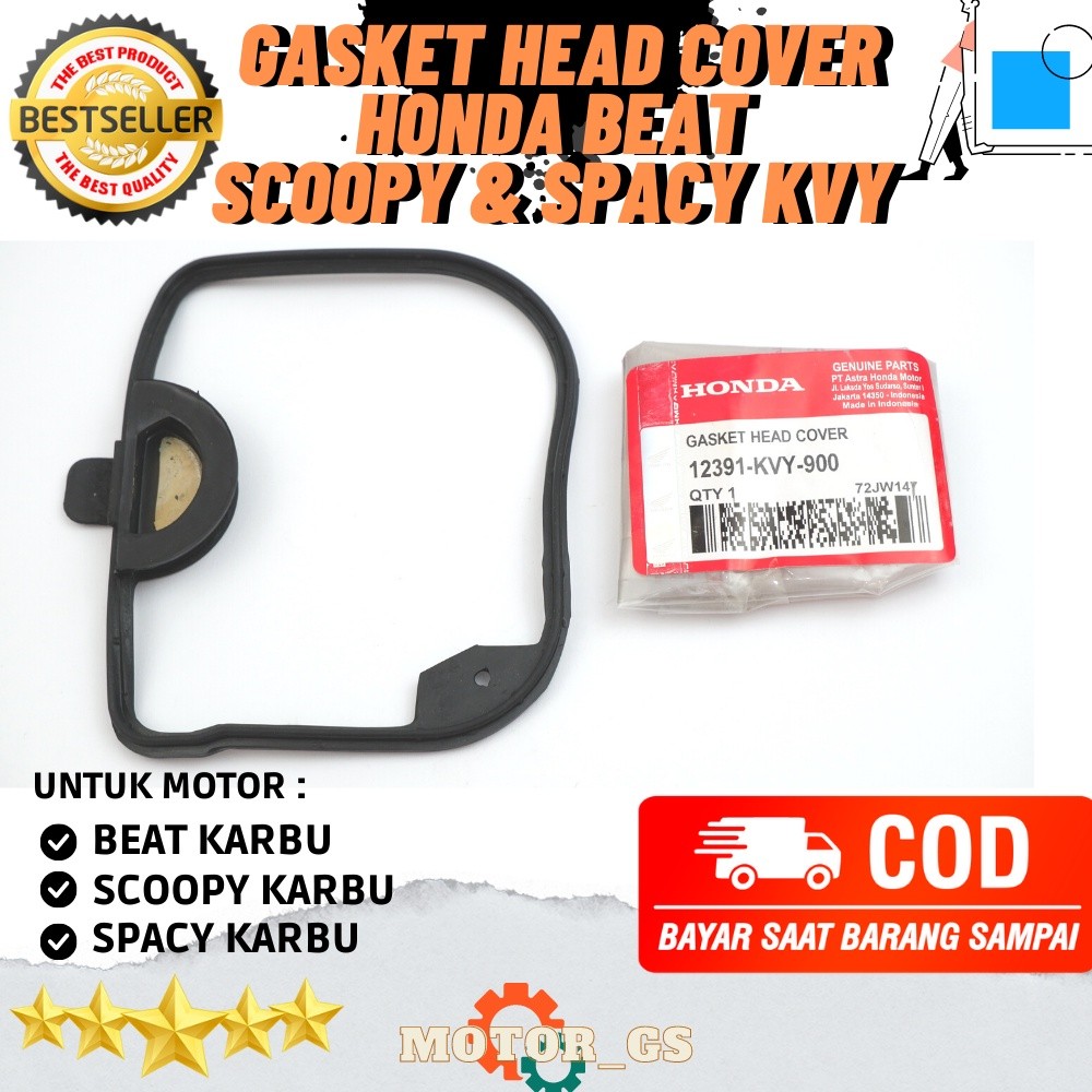 ori Karet Head Gasket Cylinder Honda BeAT Scoopy Spacy KVY  12391-KVY-900 original premium