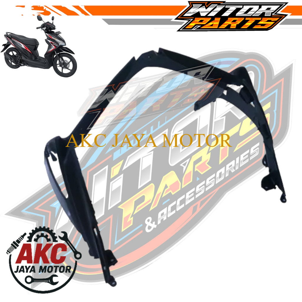 Garnis Garnish Cover Lampu Depan Bawah Honda Vario 110 Fi Led / Garnish Garnis Cover Dudukan Lampu B