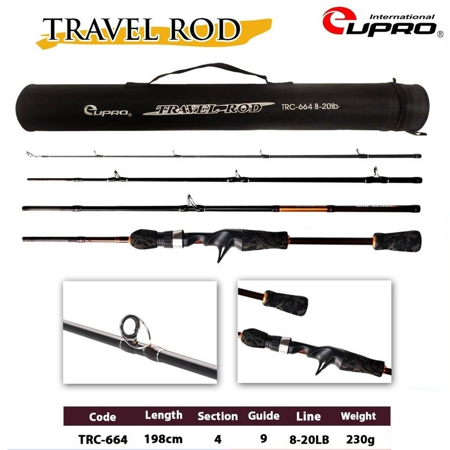 TRAVEL ROD Joran Pancing Baitcasting EUPRO