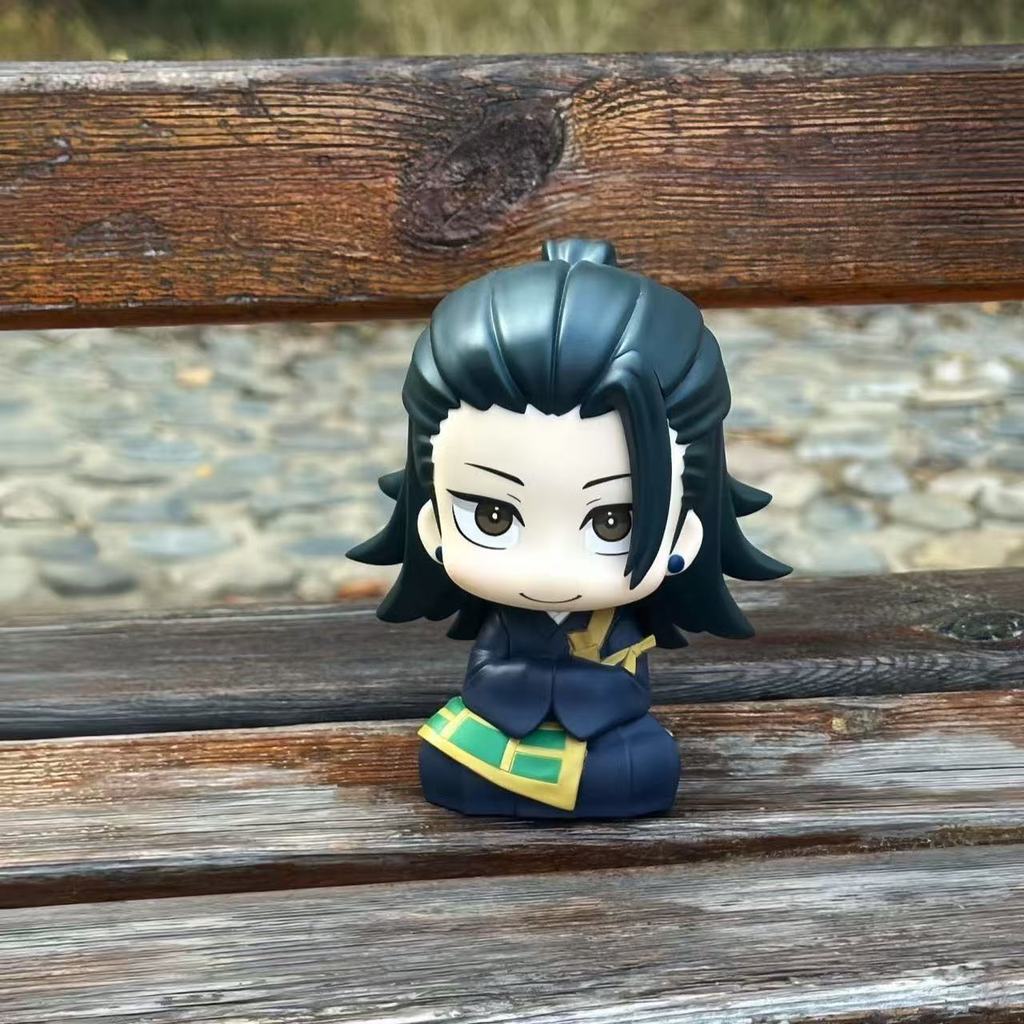 Anime Jujutsu Kaisen 10cm Geto Suguru High School Satoru Gojo Look Up Sitting Cute Q Version Action 