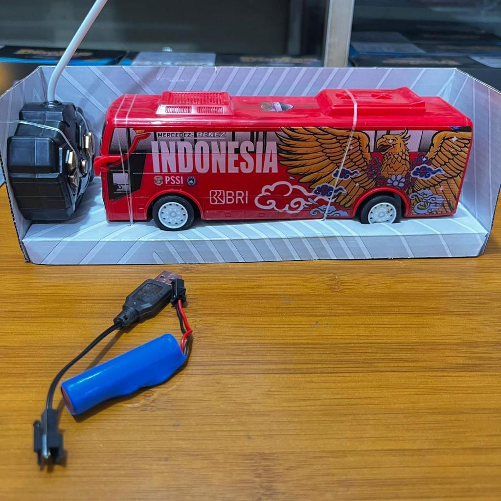 GENIUS KIDS VIRAL RC BUS BASURI BESAR /31CM BUS TELOLET MUSIK / BIS TELOLET REMOTE CONTROL