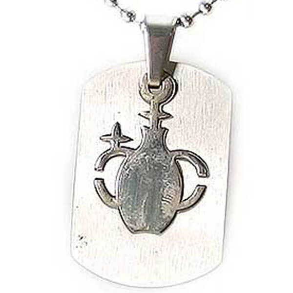 Kalung Aquarius Sign zodiac fashion import steel titanium