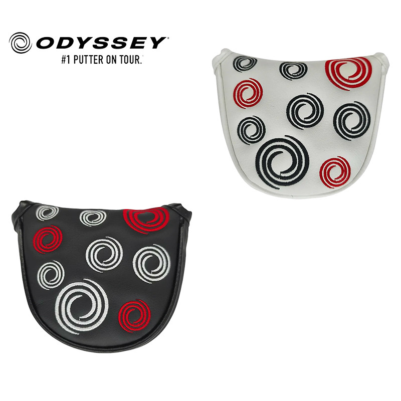 #Pengiriman dari AS# ODY Motif Leather Putter Mallet Head Covers Golf Club - Sarung Stick Club ODY-#
