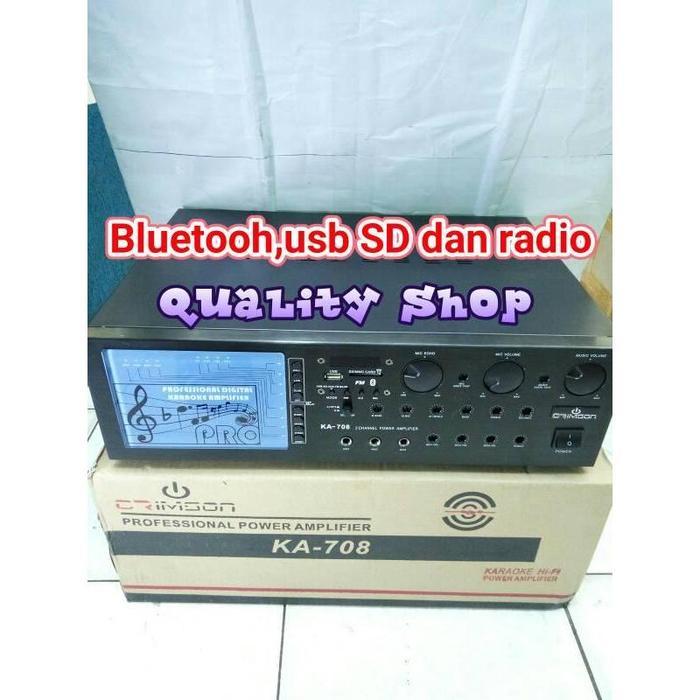 power mixer 5 channel crimson ka-708 bluetooh