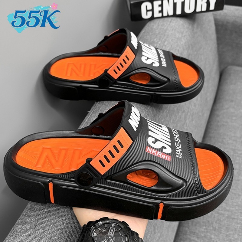 Sepatu sandal pria yang nyaman dan stylish, EVA lembut dan sejuk, sandal plastik pria