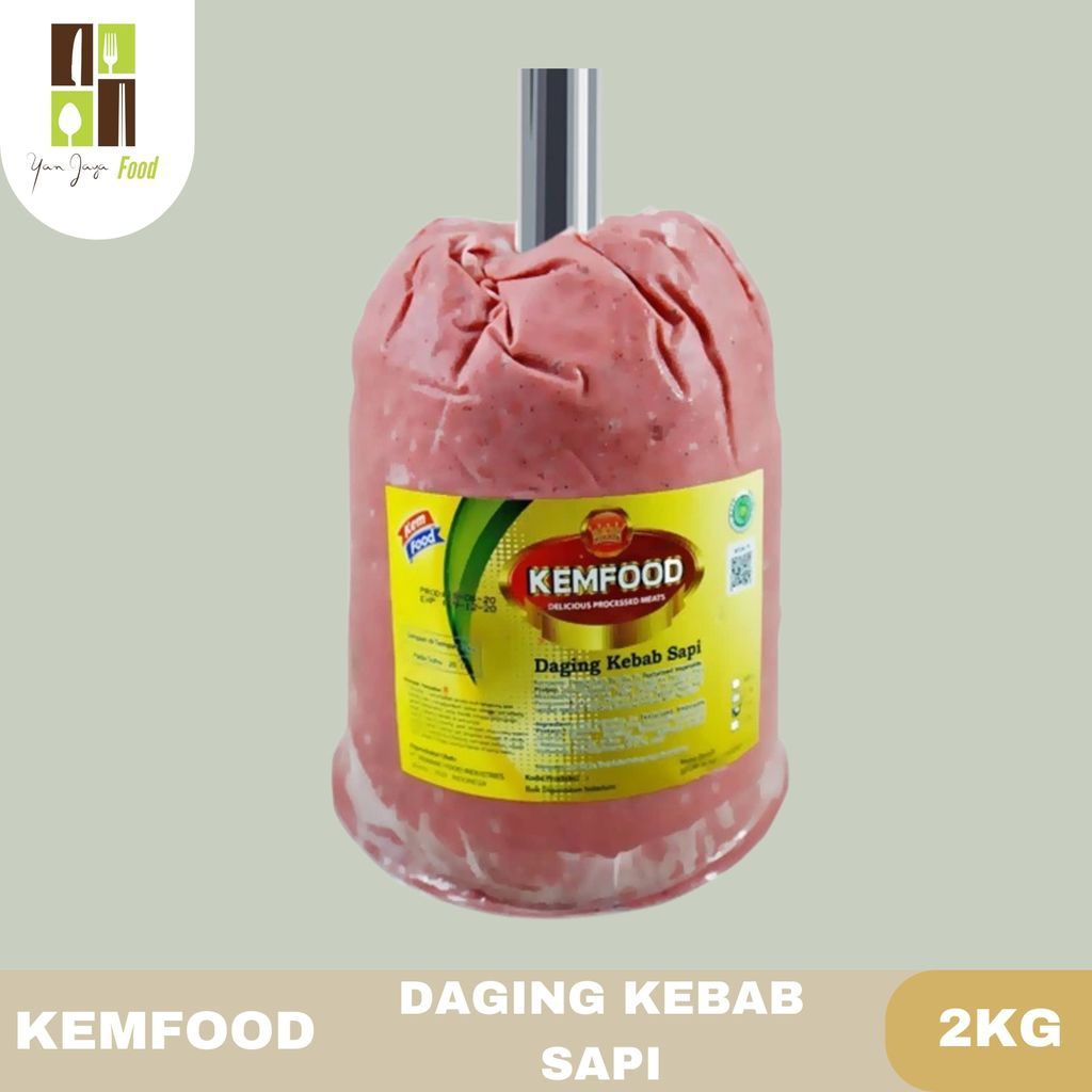 Kemfood Daging Kebab Sapi 2kg / Daging Isi Kebab