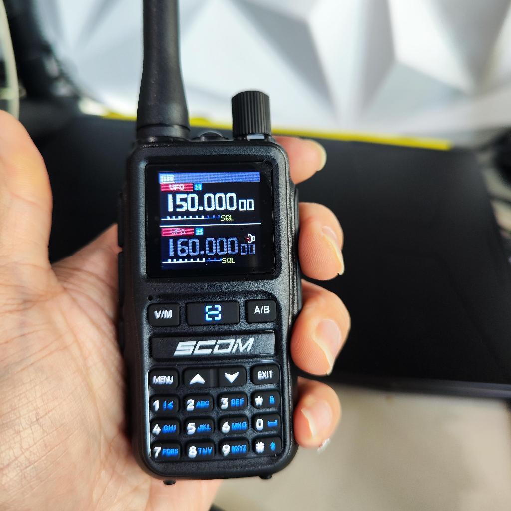 COD Ht Scom UV5R Mini USB C Garansi Resmi Dual PTT Dual Band Fast Copy Air Band