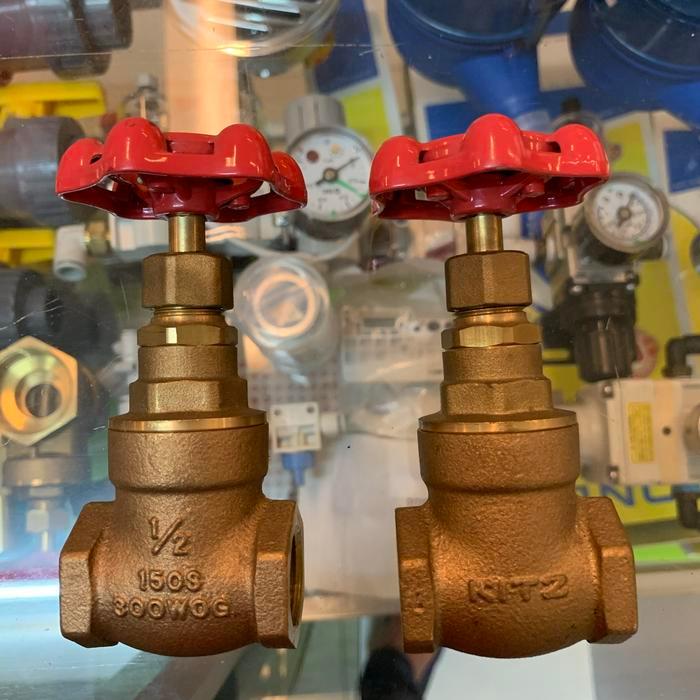 Gate Valve Kitz 2.5 inch Class 150 Brass