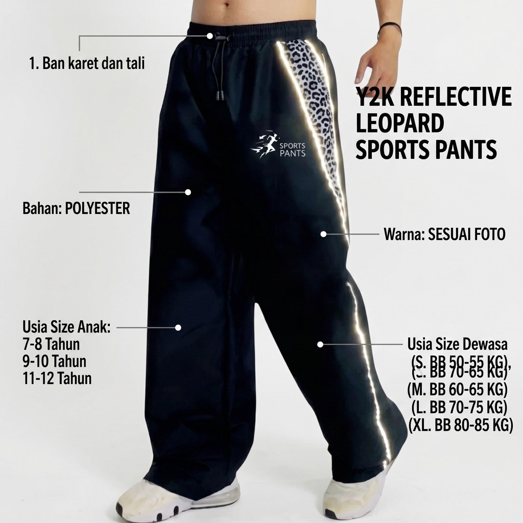 MOTIF RANTING Royal Leopard Trousers BAGGY PANTS PRIA WANITA DEWASA LEOPARD / BAGGY PANTS MOTIF LEOP