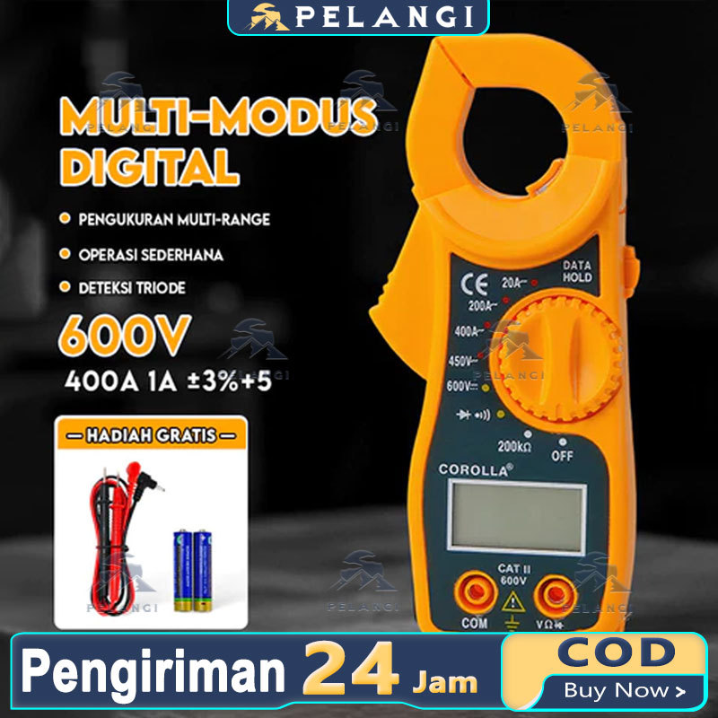 Tang Ampere MT87 Tang Multimeter Arus AC Tegangan AC DC