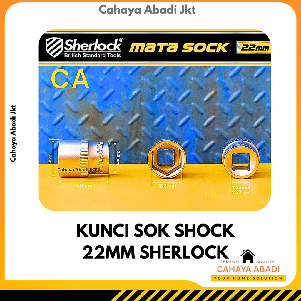 KUNCI SOK SHOCK 22MM SHERLOCK