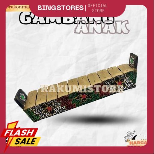 Mainan Anak Gambang Alat Musik Tradisional ( 10 Bilah ) Kk276 Ready Stock GA