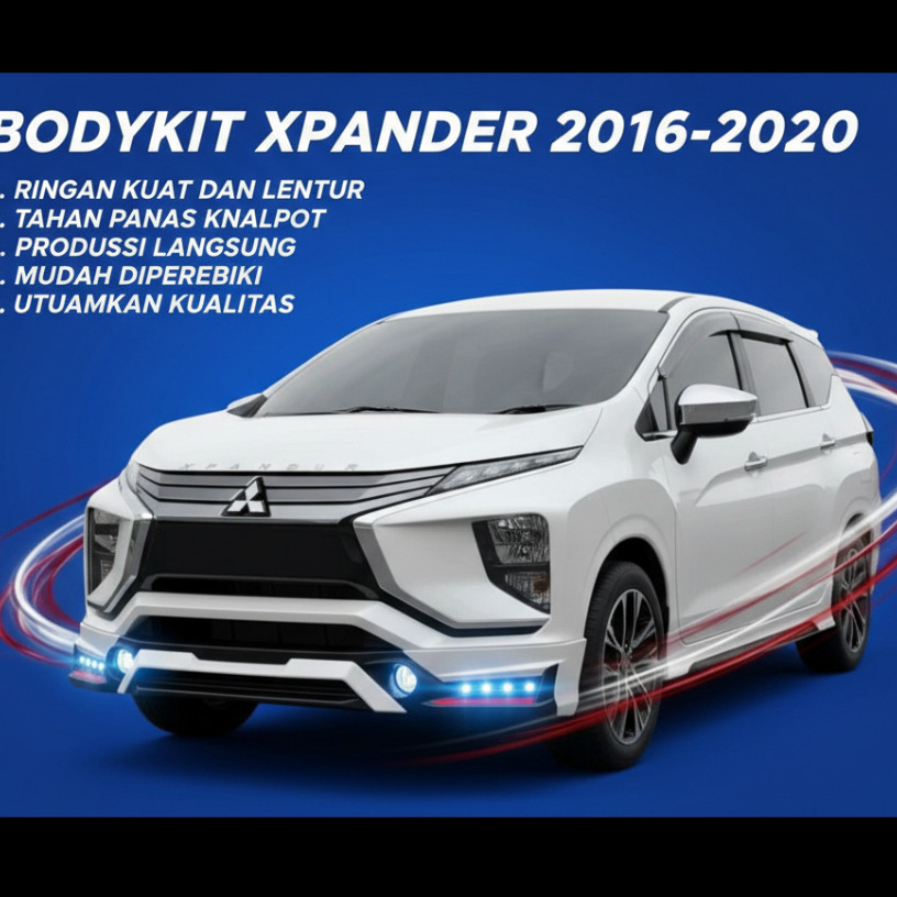 (Ready) Bodykit Xpander Vazoma Expander Belakang Hitam