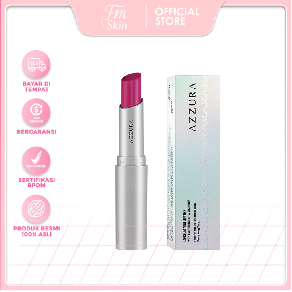 FS  - Azzura Longlasting Lipstik | Lipstik Azzura 3gr Long Lasting Lip Stick Azzura