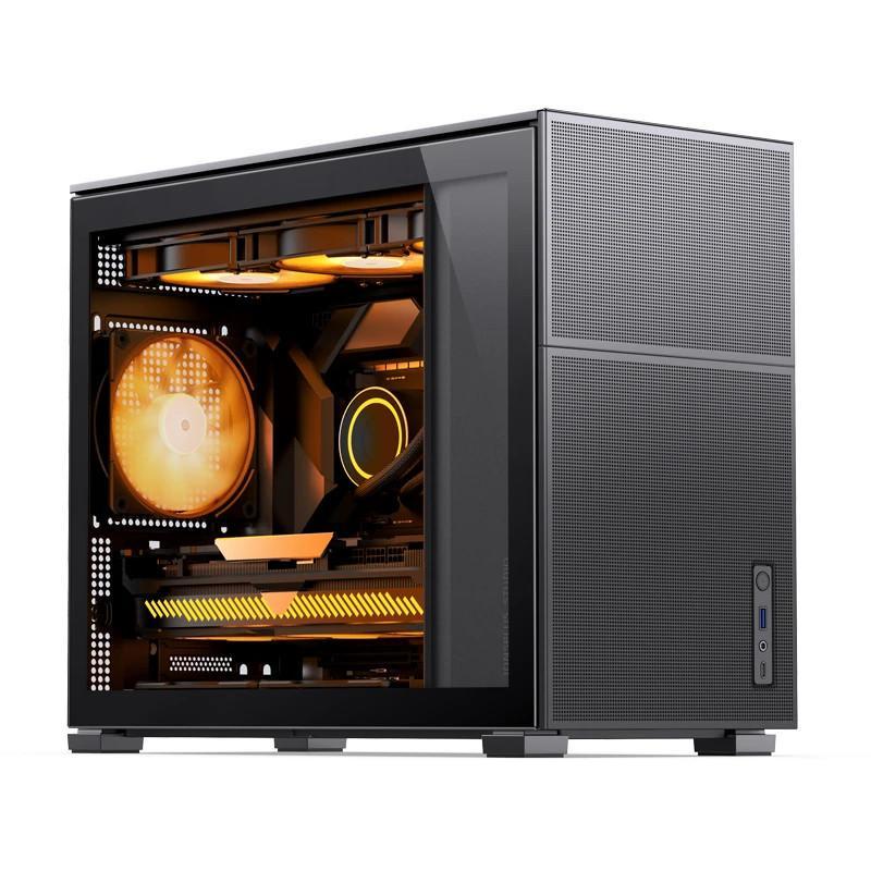 Casing JONSBO D31 MESH - PC Komputer Gaming M-ATX Case Black - No Fan - Steel Panel