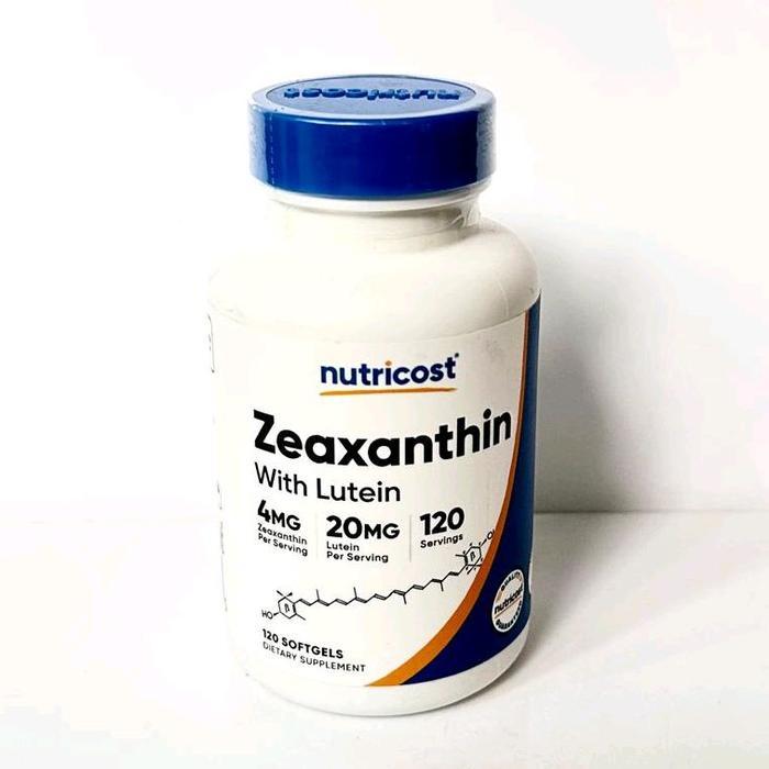 Nutricost Zeaxanthin With Lutein 120 Softgels