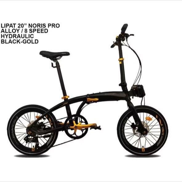 Sepeda Lipat PACIFIC 20 Inch Folding NORIS PRO X GOLD