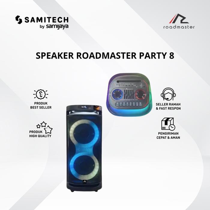 SPEAKER ACTIVER ROADMASTER PARTY 8 BERGARANSI BLUETOOTH