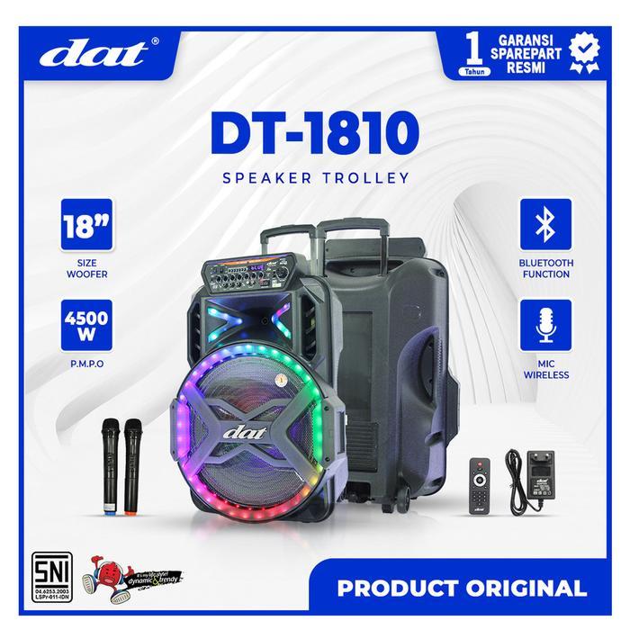 SPEAKER PORTABLE DAT DT 1810 / DT1810 ORIGINAL DAT 18 INCH