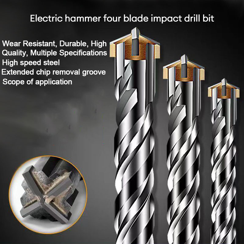 Mata Bor Dampak Palu Listrik Empat Mata Bor Dampak Palu Listrik Empat Mata Bor Beton/Evolenser