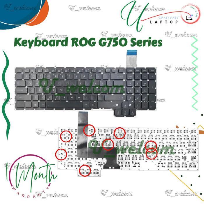 Keyboard ROG G750 G750JX G750JW G750JS /JH /JM /JY /JZ Series